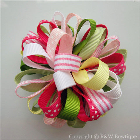 Bohemina Jewel Loopy Hair Bow