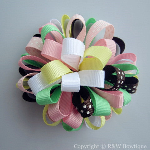 Easter Loopy Hair Bow