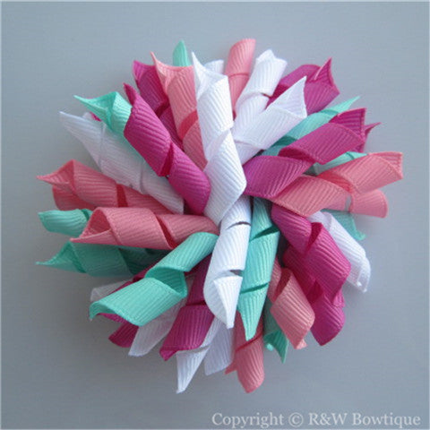 Flamingo Summer Korker Hair Bow