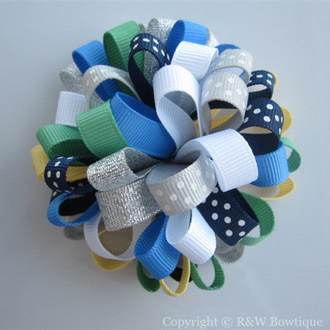 Flower Shower Loopy Hair Bow