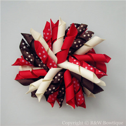 Gingerbread Girl Korker Hair Bow