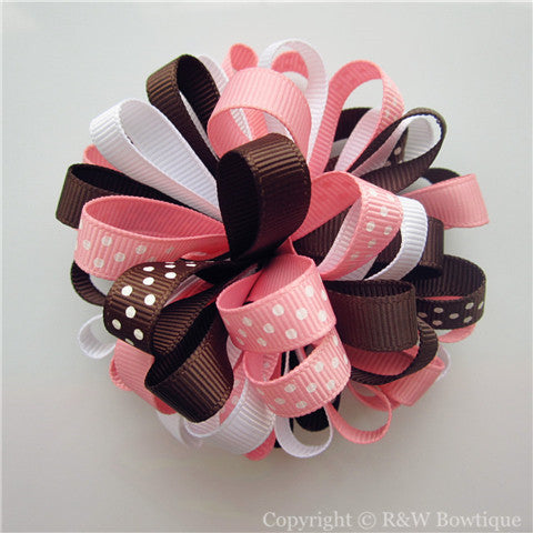 Glamour Giraffe Loopy Hair Bow