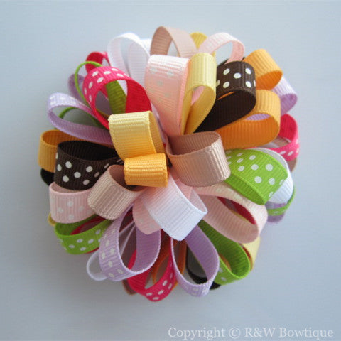 Glamour Safari Loopy Hair Bow