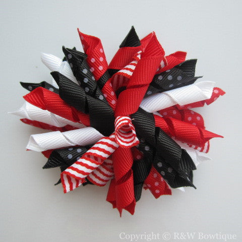 Holiday Party Korker Hair Bow