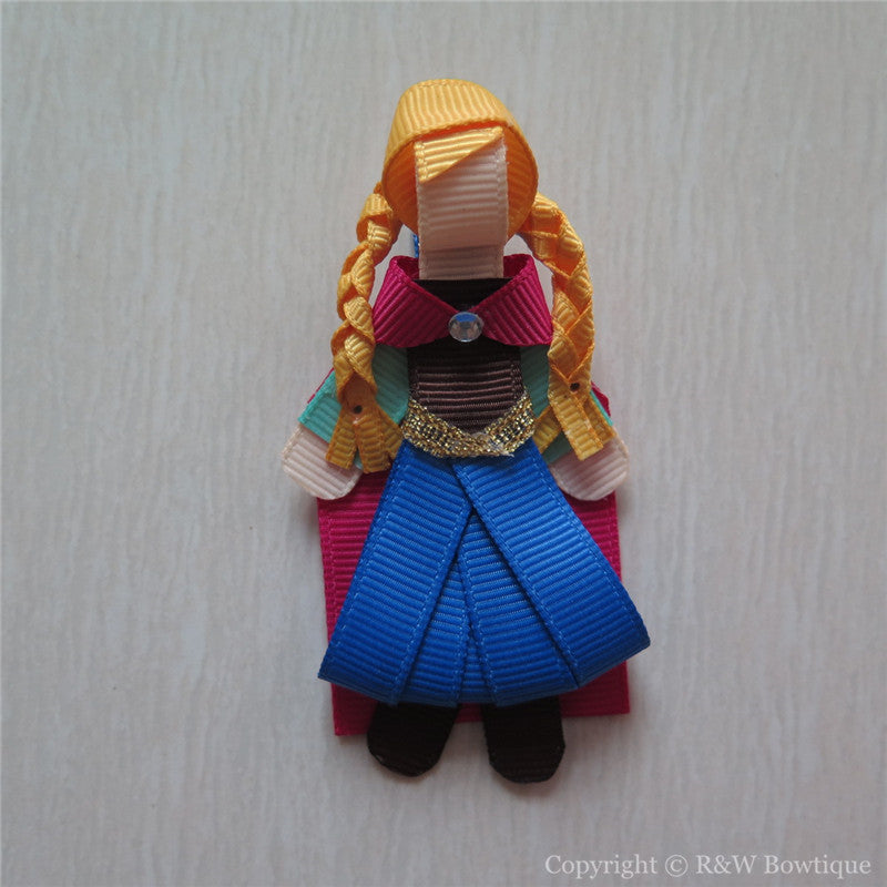 Frozen Anna #A Sculptured Hair Clip