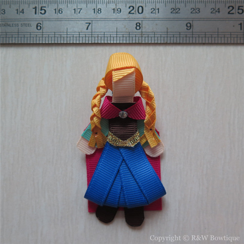 Frozen Anna #A Sculptured Hair Clip