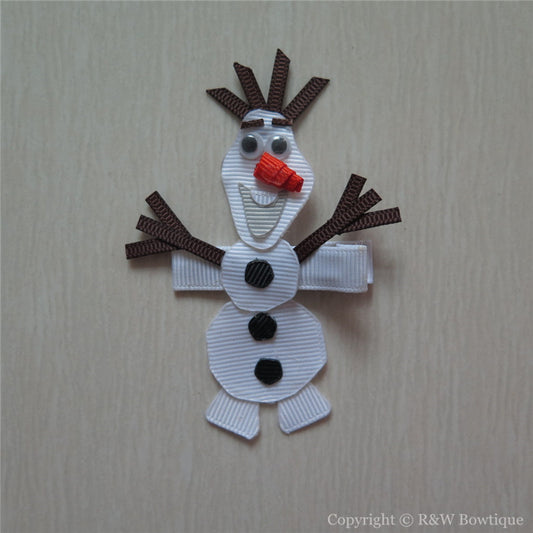 Frozen Olaf #A Sculptured Hair Clip