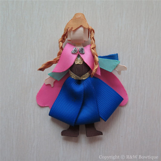 Frozen Anna #B Sculptured Hair Clip