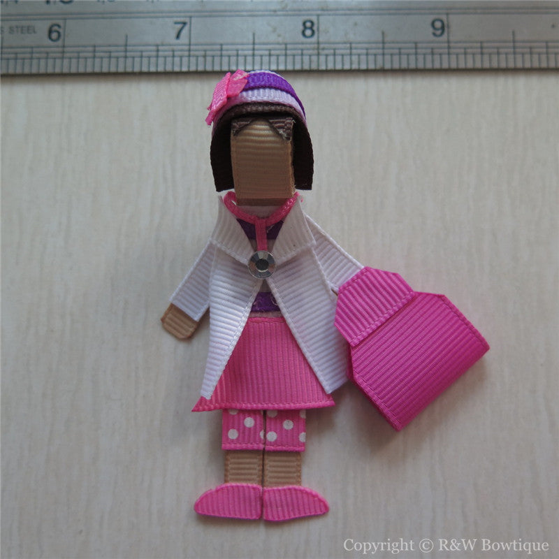 Doc McStuffins #A Sculptured Hair Clip