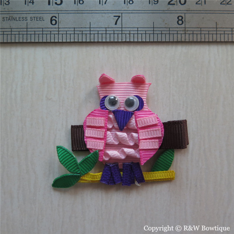 Owl #C Sculptured Hair Clip