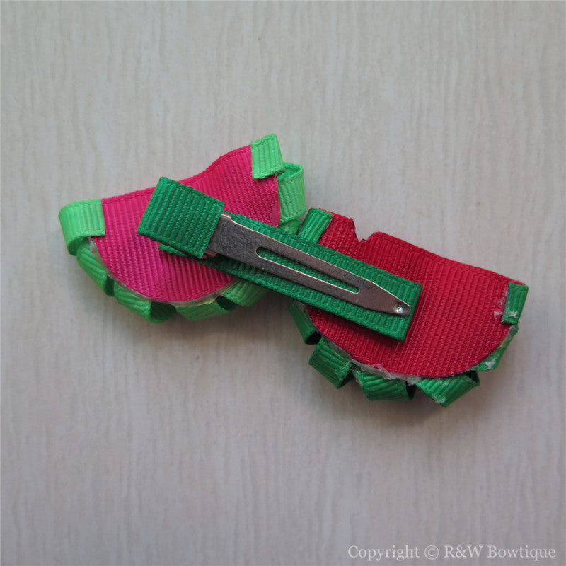 Watermelon #B Sculptured Hair Clip