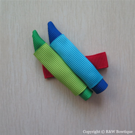 Crayon Sculptured Hair Clip