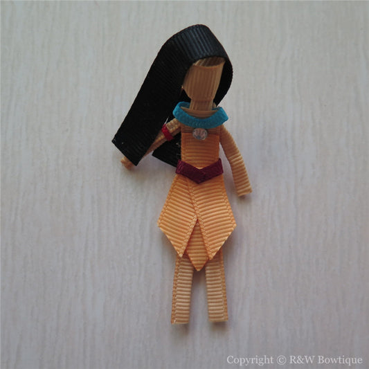 Princess Pocahontas #B Sculptured Hair Clip