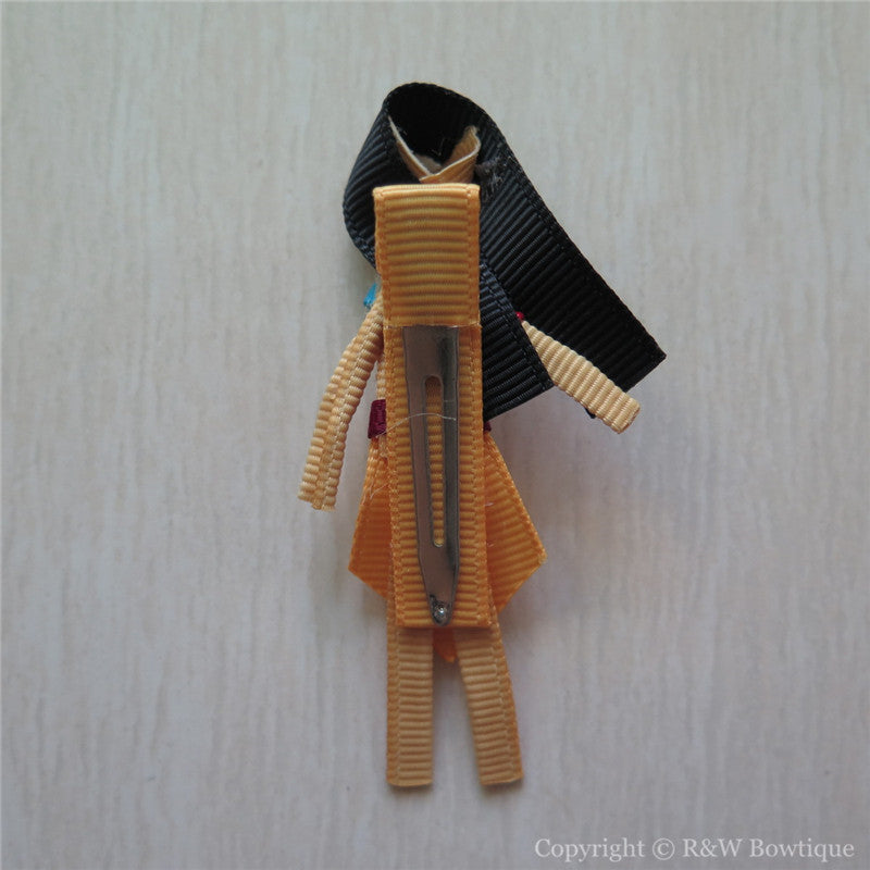 Princess Pocahontas #B Sculptured Hair Clip