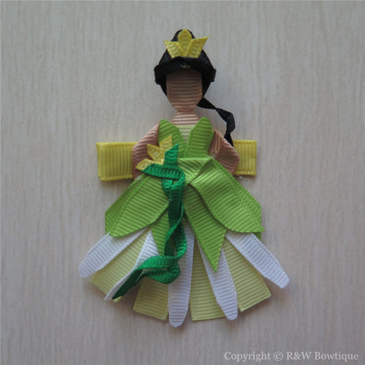 Princess Tiana #B Sculptured Hair Clip