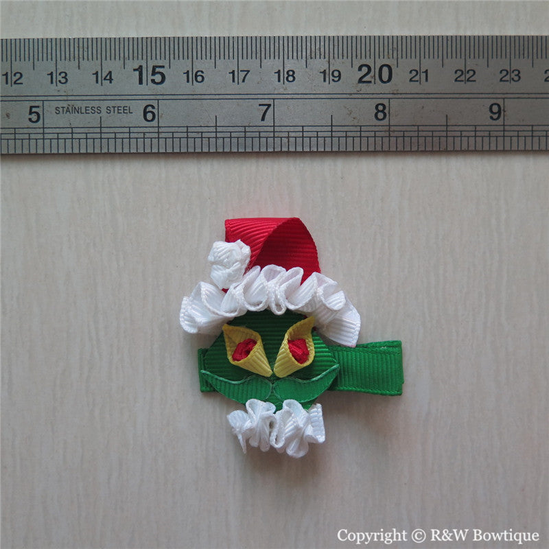 Grinch Sculptured Hair Clip