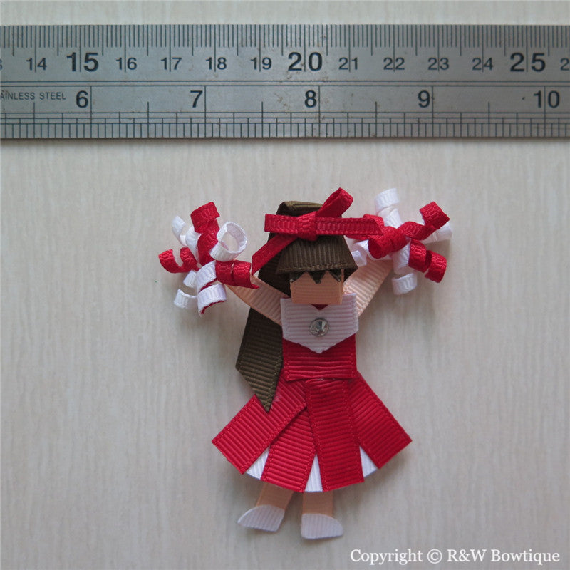 Cheerleader #A Sculptured Hair Clip