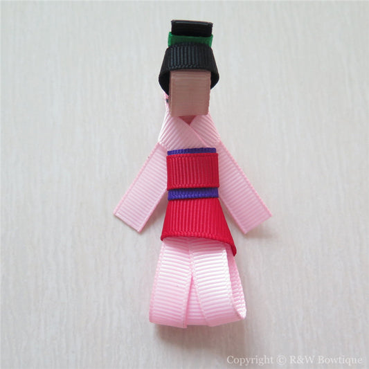 Princess Mulan #A Sculptured Hair Clip