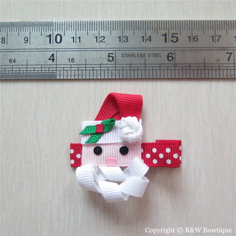 Santa Claus #A Sculptured Hair Clip