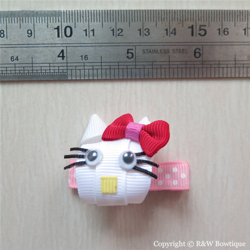 Hello Kitty #A Sculptured Hair Clip