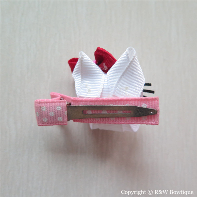 Hello Kitty #A Sculptured Hair Clip