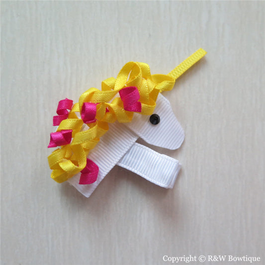 Unicorn #A Sculptured Hair Clip