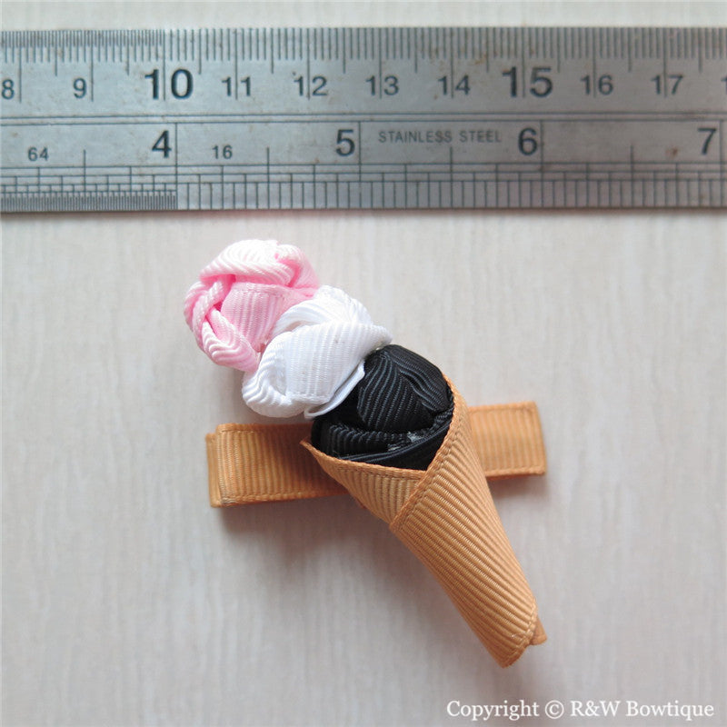 Ice Cream #A Sculptured Hair Clip