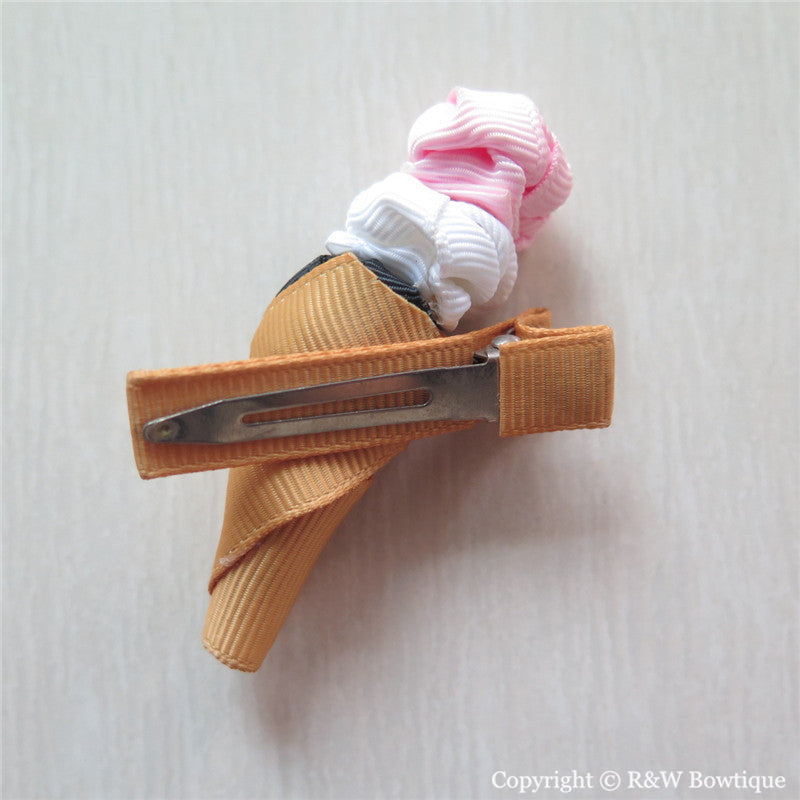 Ice Cream #A Sculptured Hair Clip