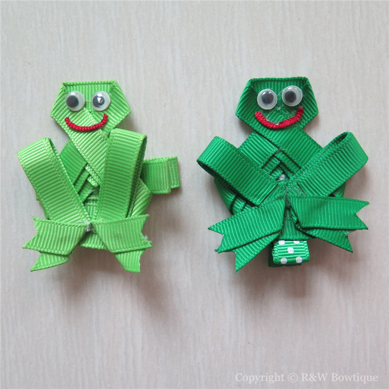 Frog #C Sculptured Hair Clip