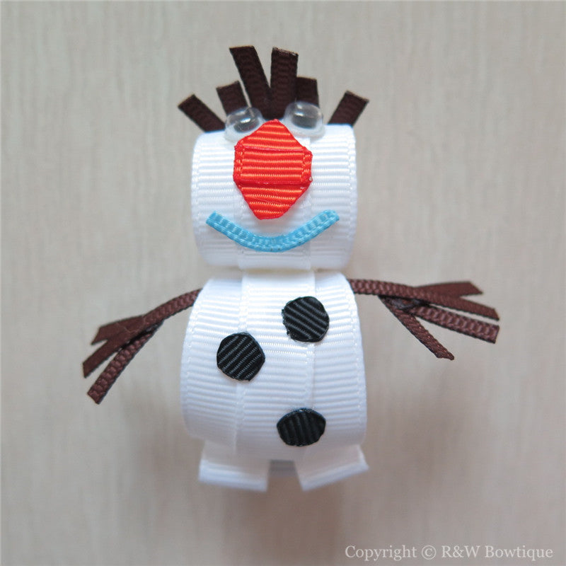 Frozen Olaf #C Sculptured Hair Clip