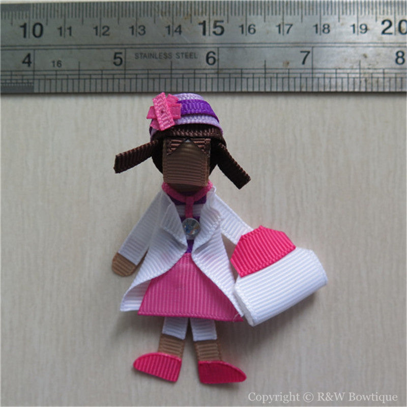 Doc McStuffins #B Sculptured Hair Clip