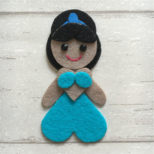 - Felt Princess Jasmine