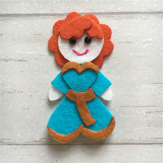 - Felt Princess Merida