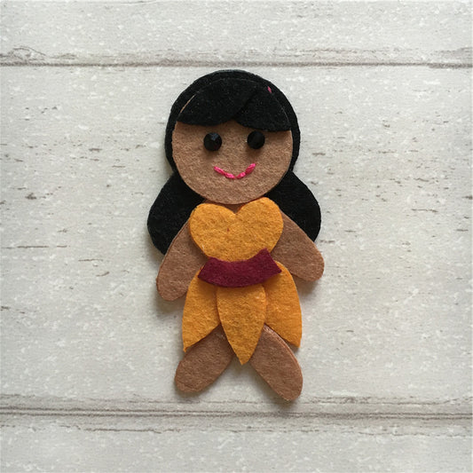 - Felt Princess Pocahontas