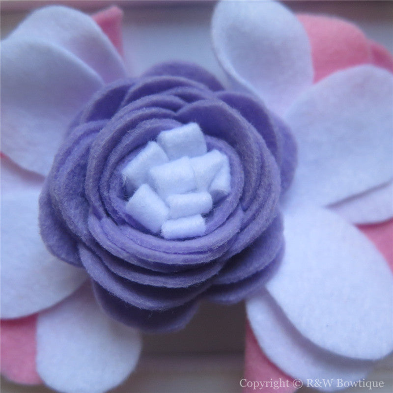 Easter Felt Flower Crown Headband