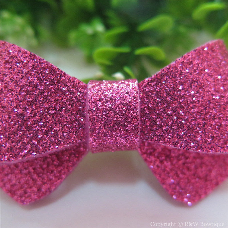 Azalea Glitter Felt Mini Hair Bow