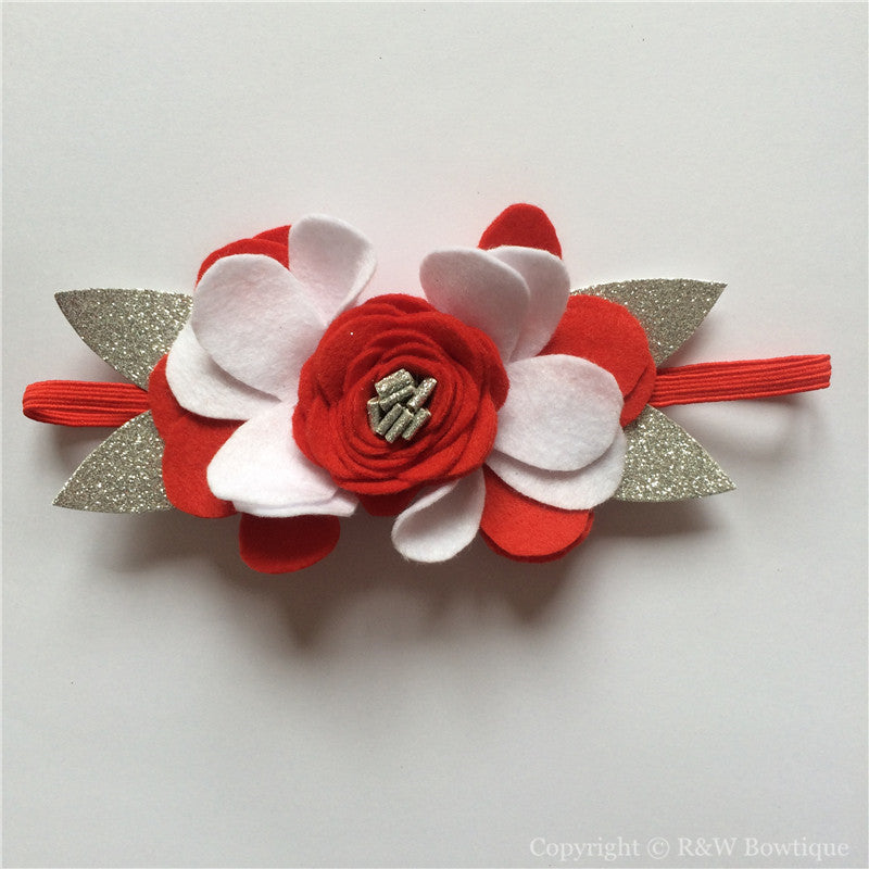 Candy Can Felt Flower Crown Headband