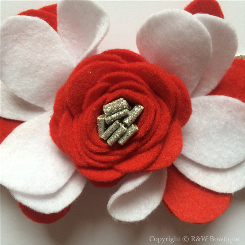 Candy Can Felt Flower Crown Headband