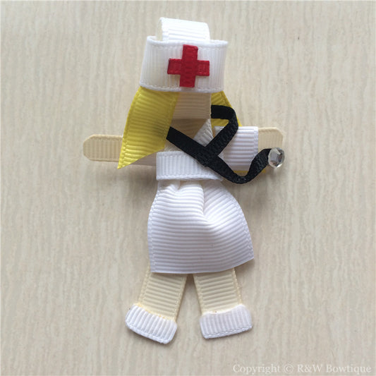 Nurse Sculptured Hair Clip