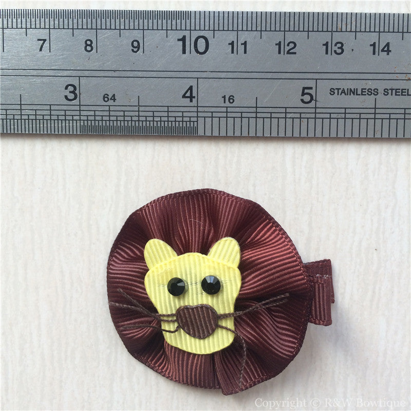 Lion #B Sculptured Hair Clip