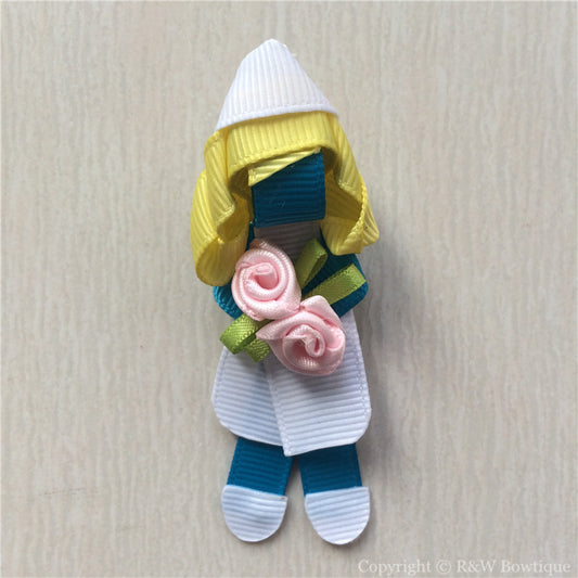 Smurfette #B Sculptured Hair Clip