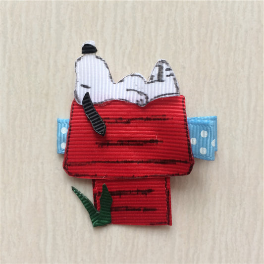 Snoopy #B Sculptured Hair Clip