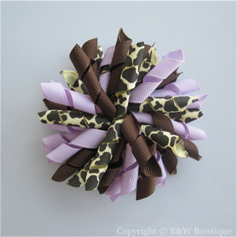 Le Leopard Korker Hair Bow