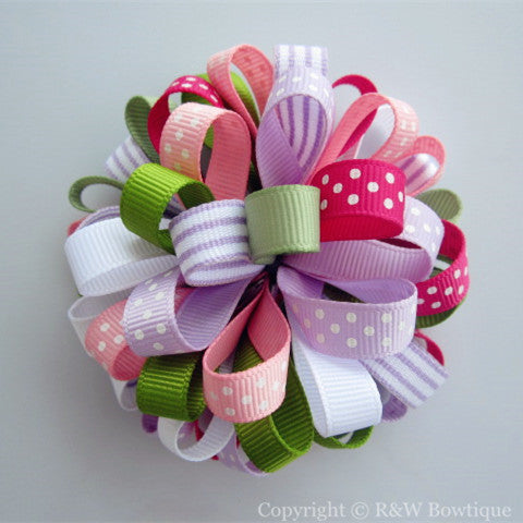 Mini Blooms Loopy Hair Bow