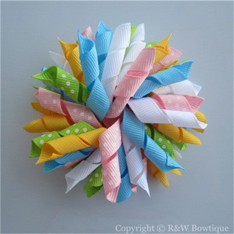 Patchwork Breeze Korker Hair Bow