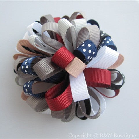 Penguin Chalet Loopy Hair Bow