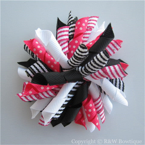 Poolside Rose Korker Hair Bow