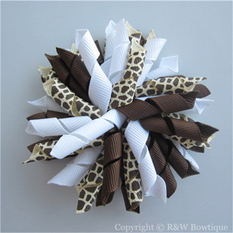 Safari Fashion Korker Hair Bow