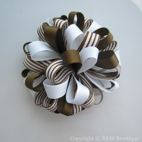 Safari Loopy Hair Bow