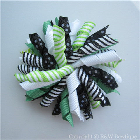 Spring Green Korker Hair Bow